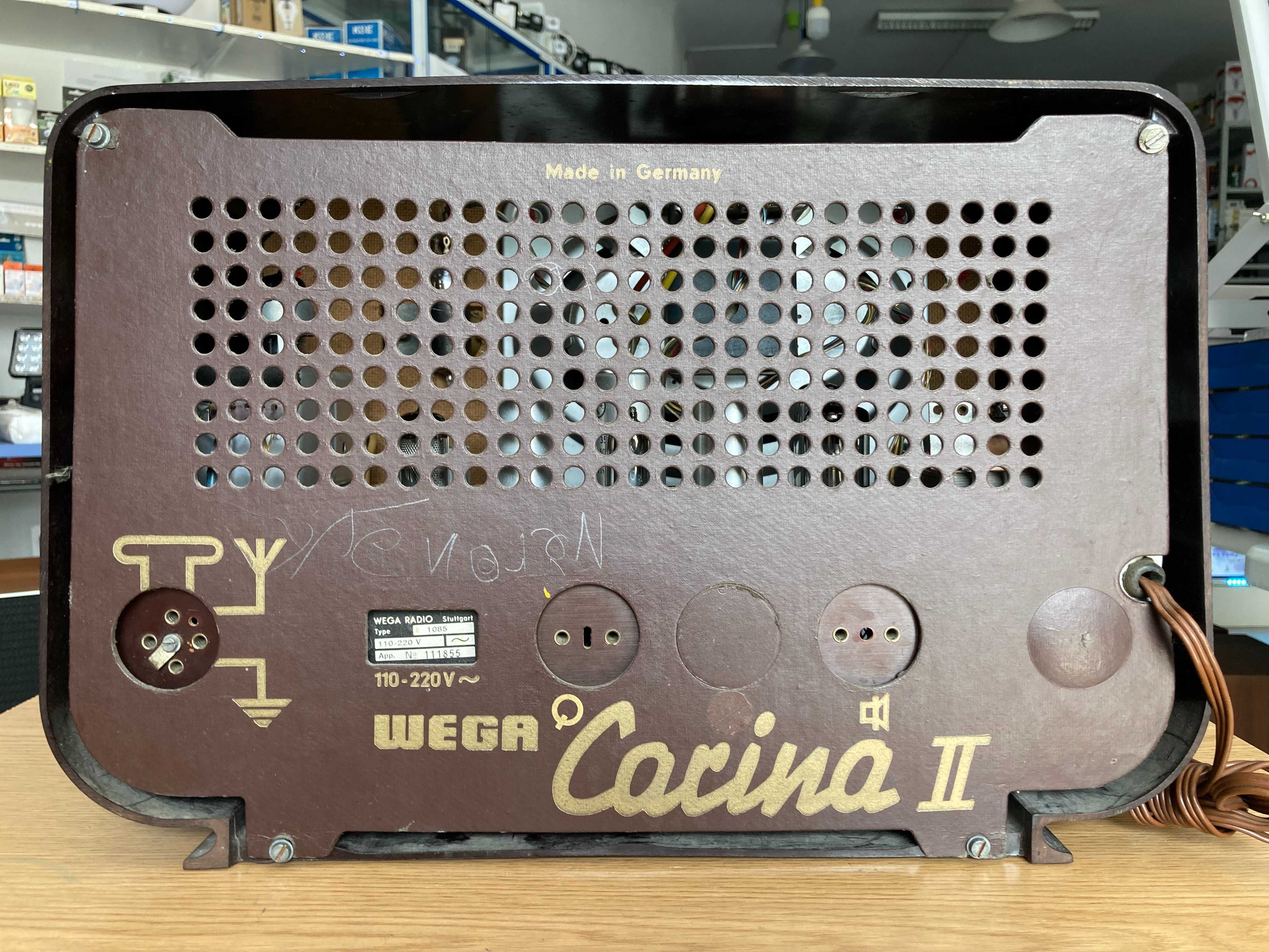 Radio Antigo Wega Carina II (Restaurado recentemente)