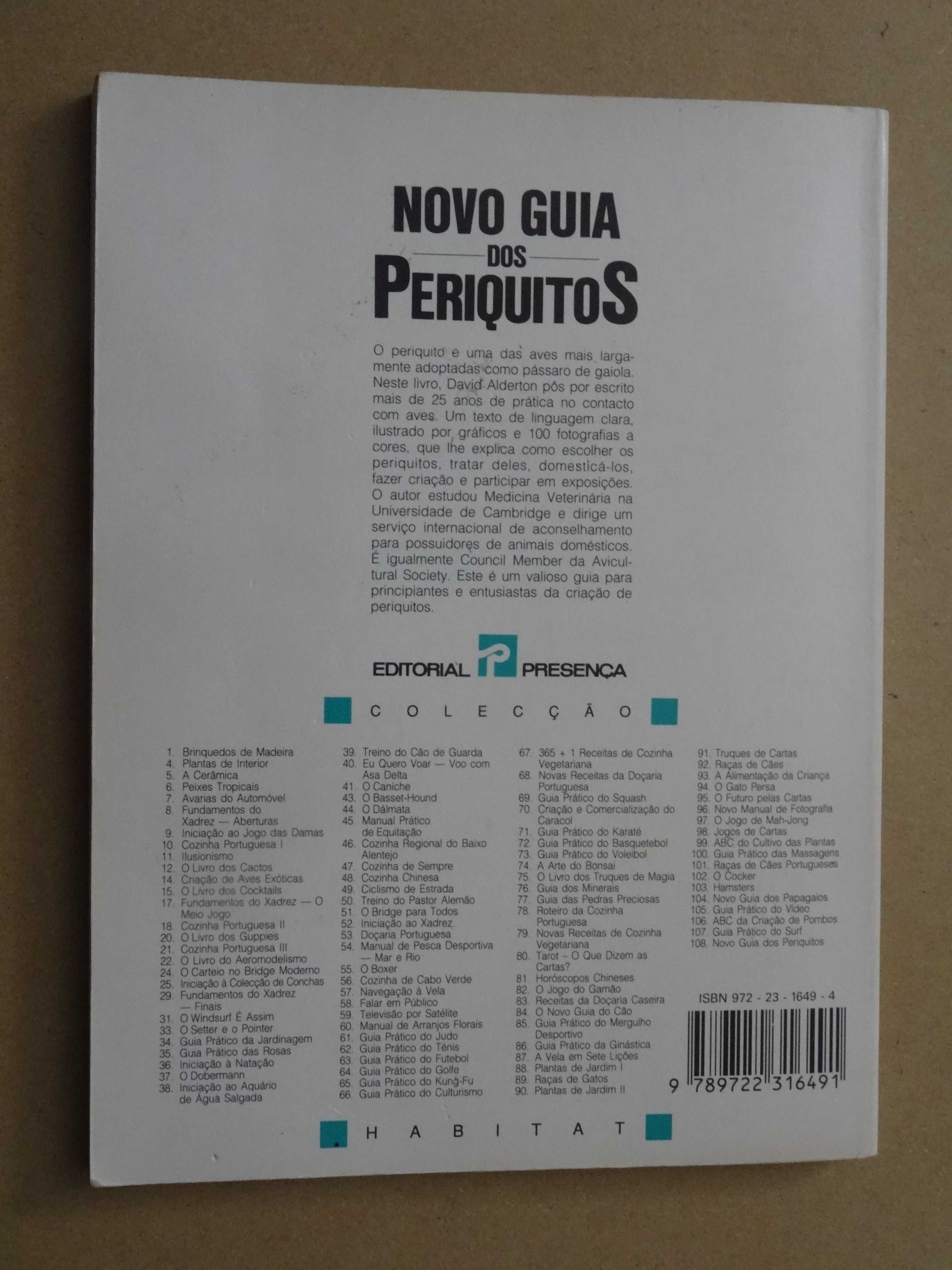 Novo Guia dos Periquitos de David Alderton - 1ª Edição