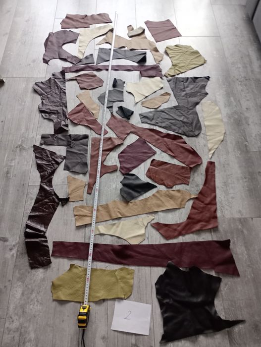 Skóra naturalna duże kawałki