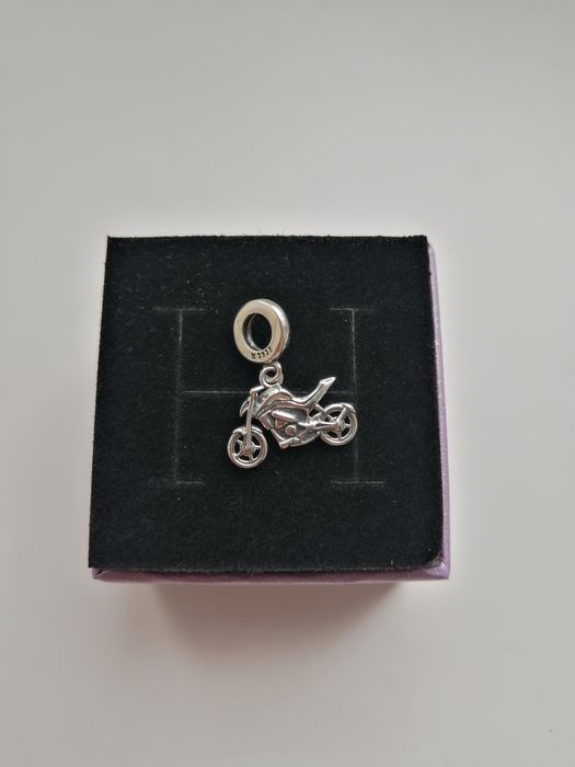 Подарунок чоловіку, мотоцикл підвіска кулон, срібний, мото, байкеру