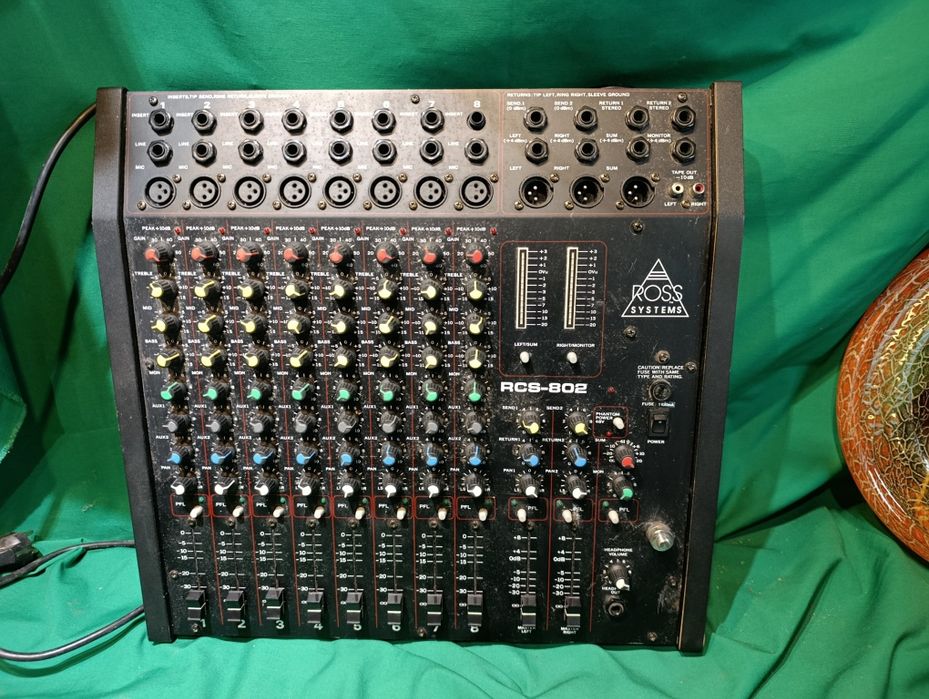 Mixer ROSS systems RCS-802 audio mikser muzyczny