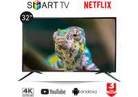 Новые голосовые телевизоры Samsung SmartTV 4K 32', IPTV, Netflix,Корея