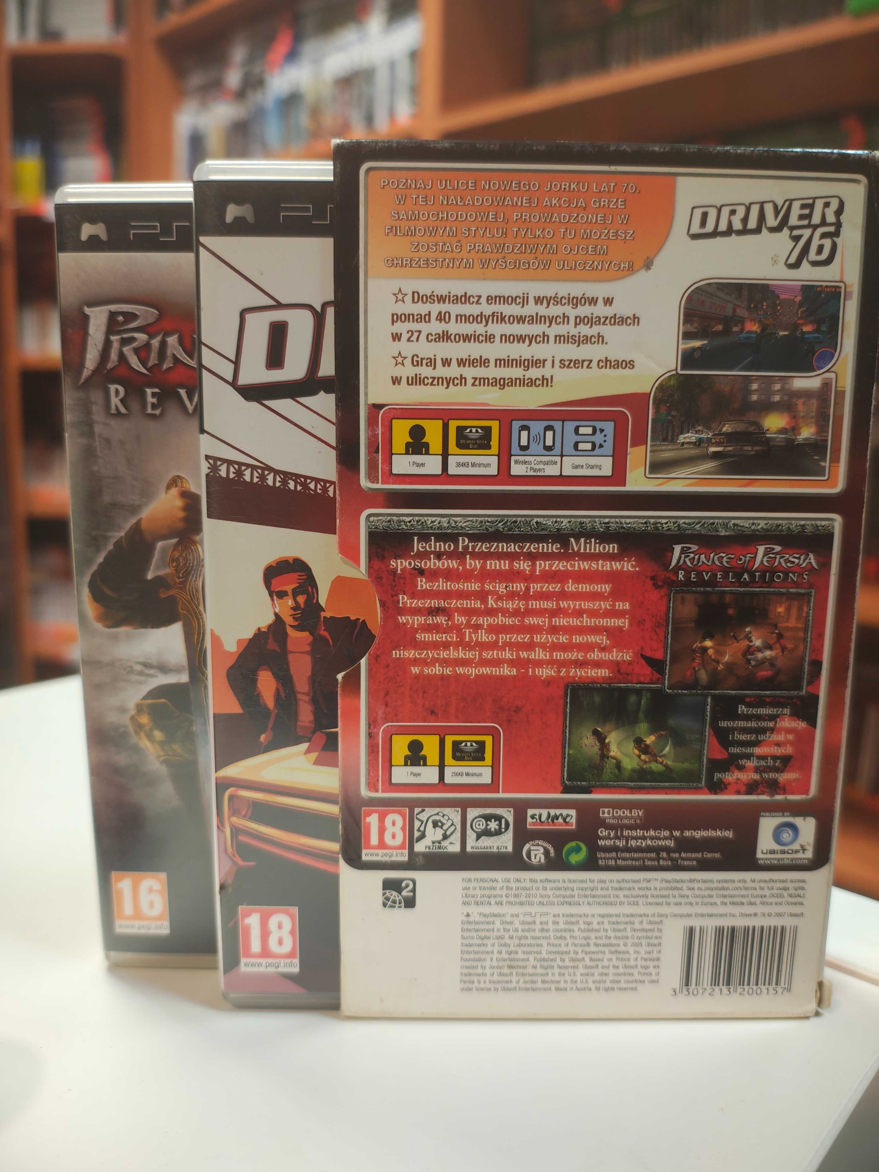 Limitowana Driver76 + Prince of Persia: Revelation PSP SklepRetroWWA