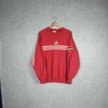 Vintage bluza adidas coca cola czerwona, vintage adidas sweatshirt y2k