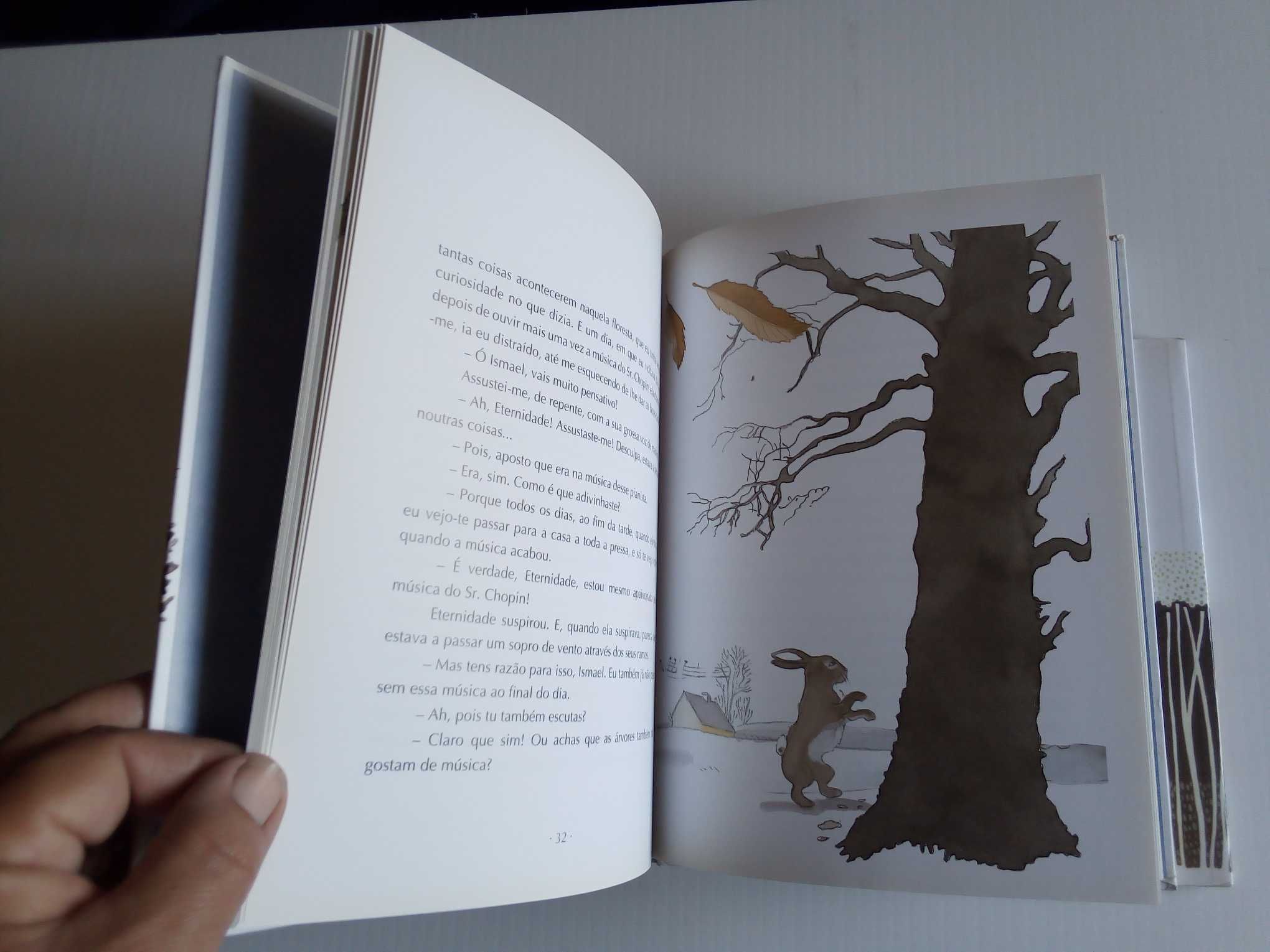 Livros "Ismael e Chopin" e "o cavaleiro da dinamarca"