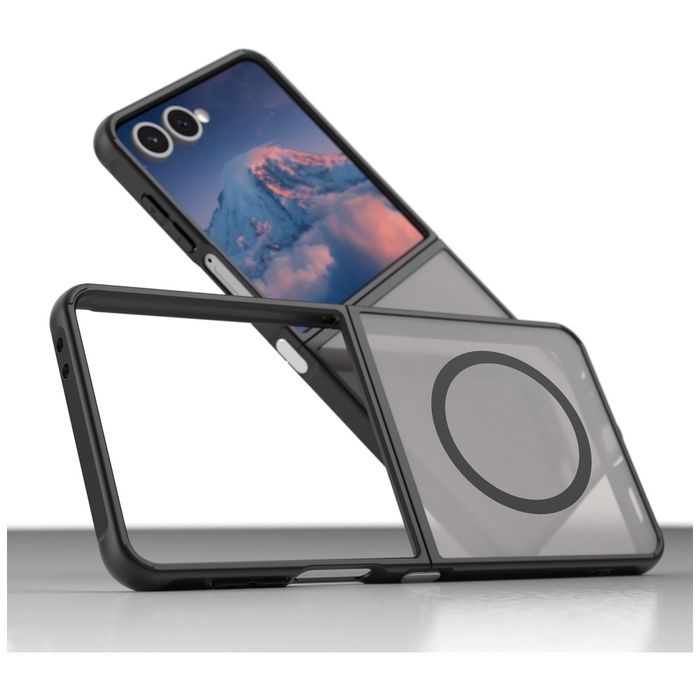 Etui do Galaxy Z Flip7 Beline Clear MagSafe Case Matowa Obudowa