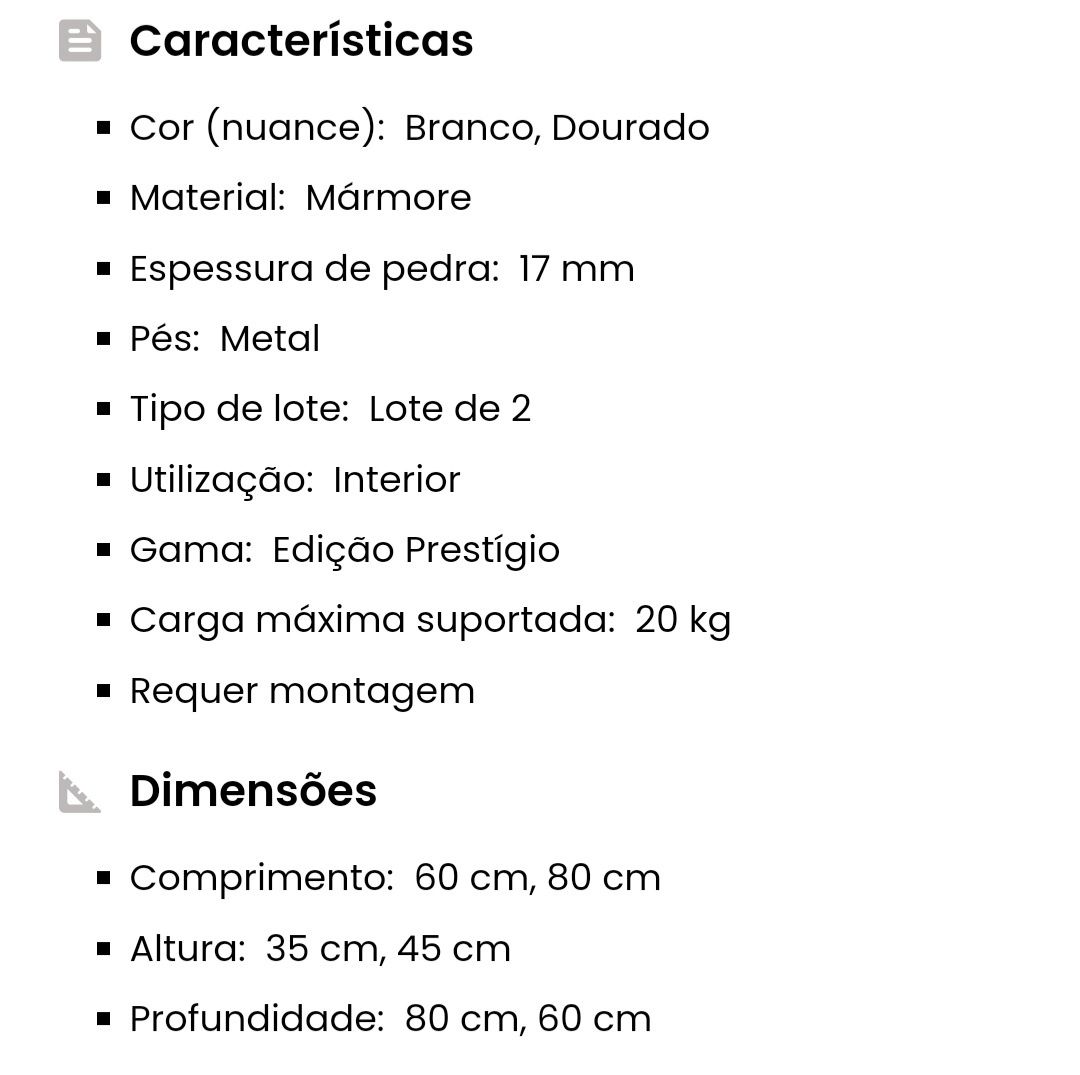 Vendo 2 mesas de centro de empilhar