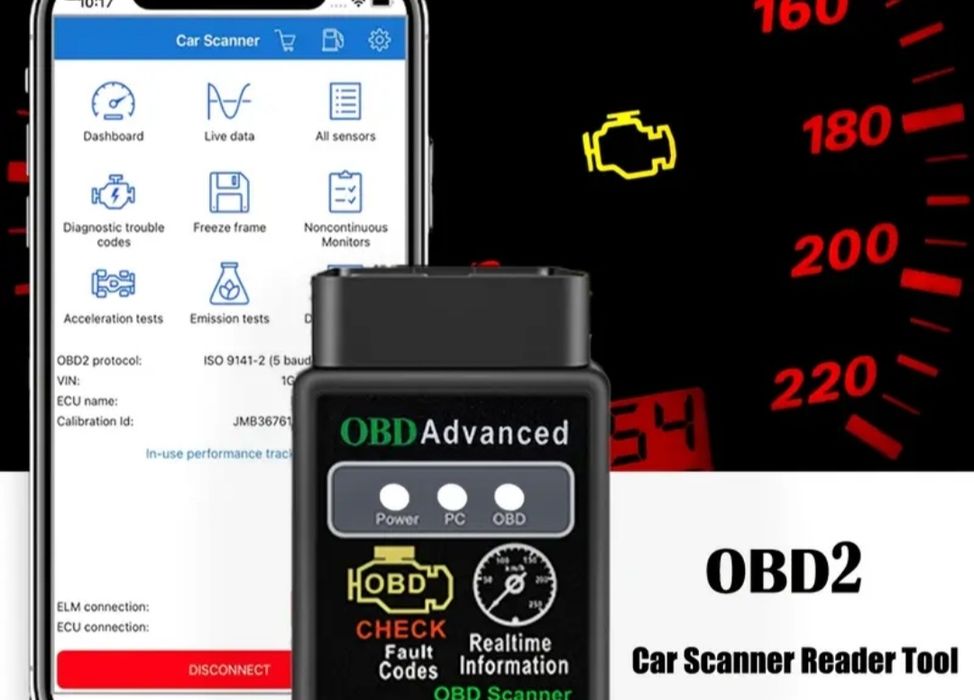 Scanner OBD II sem fio