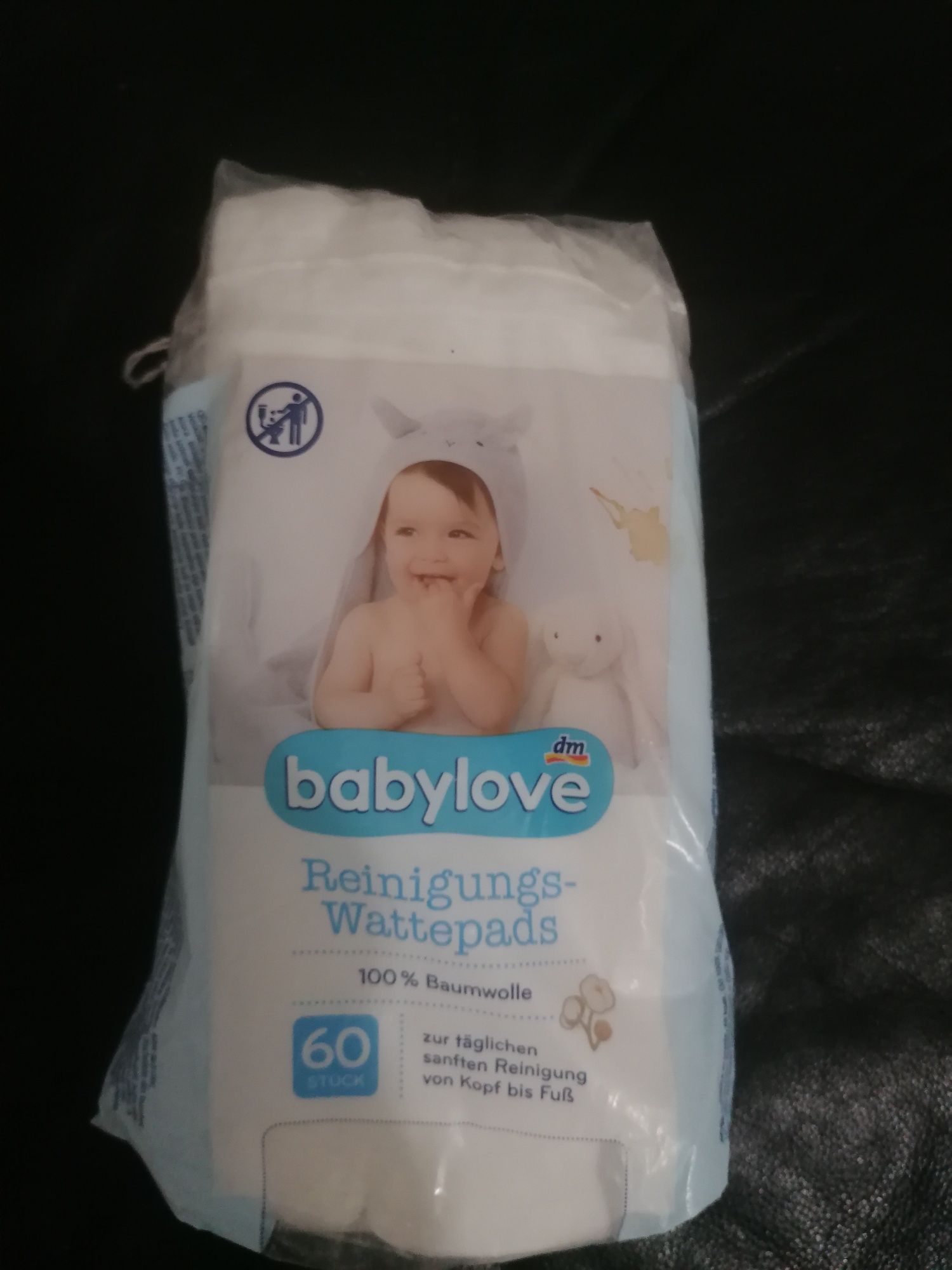 Очищувальні ватні диски Babylove з чистого бавовна