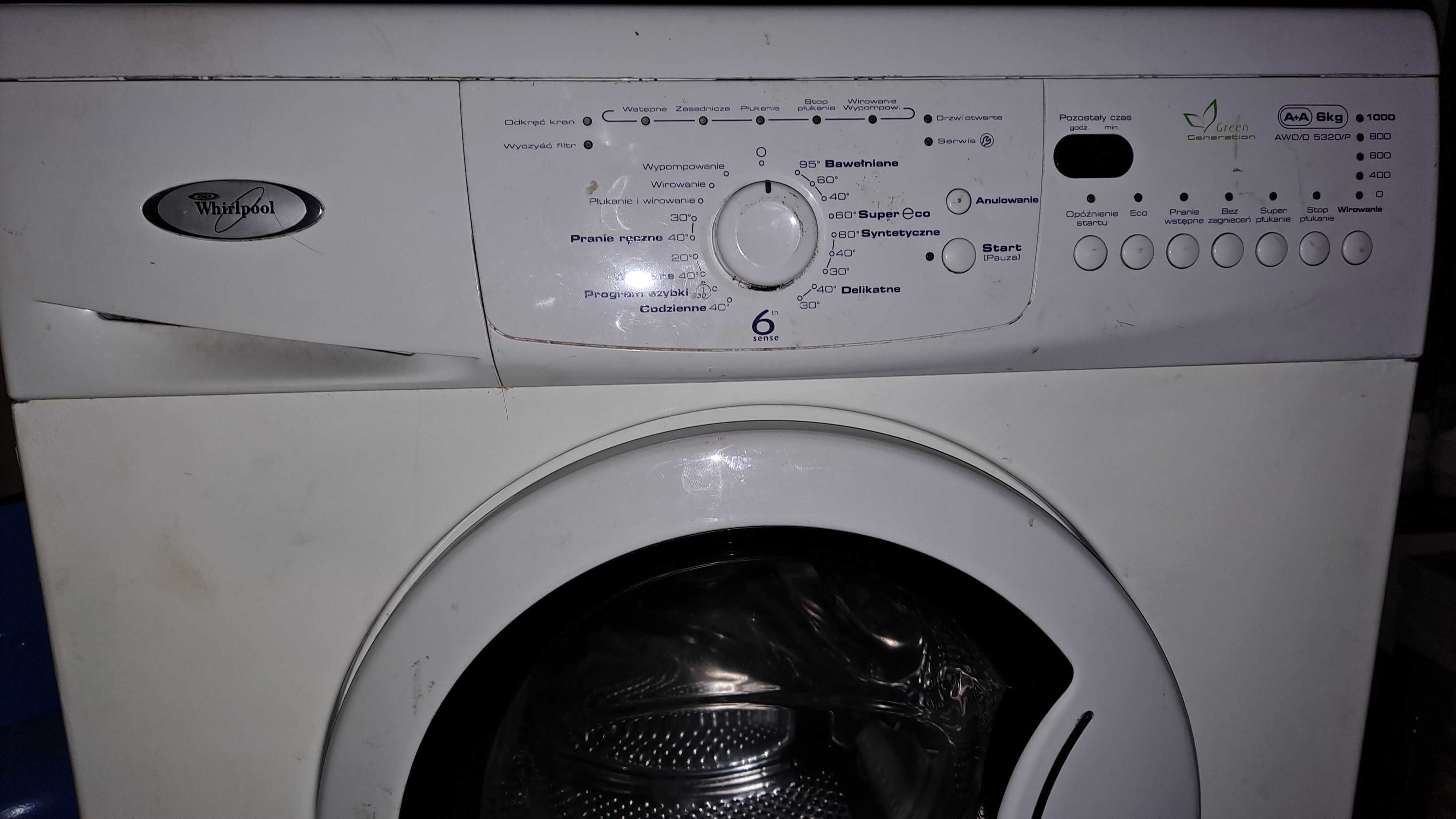 Pralkę Whirlpool AWO/D 5320/P sprzedam na części