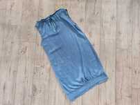 Sukienka a'la jeans letnia bez rękawów rozm. L/XL