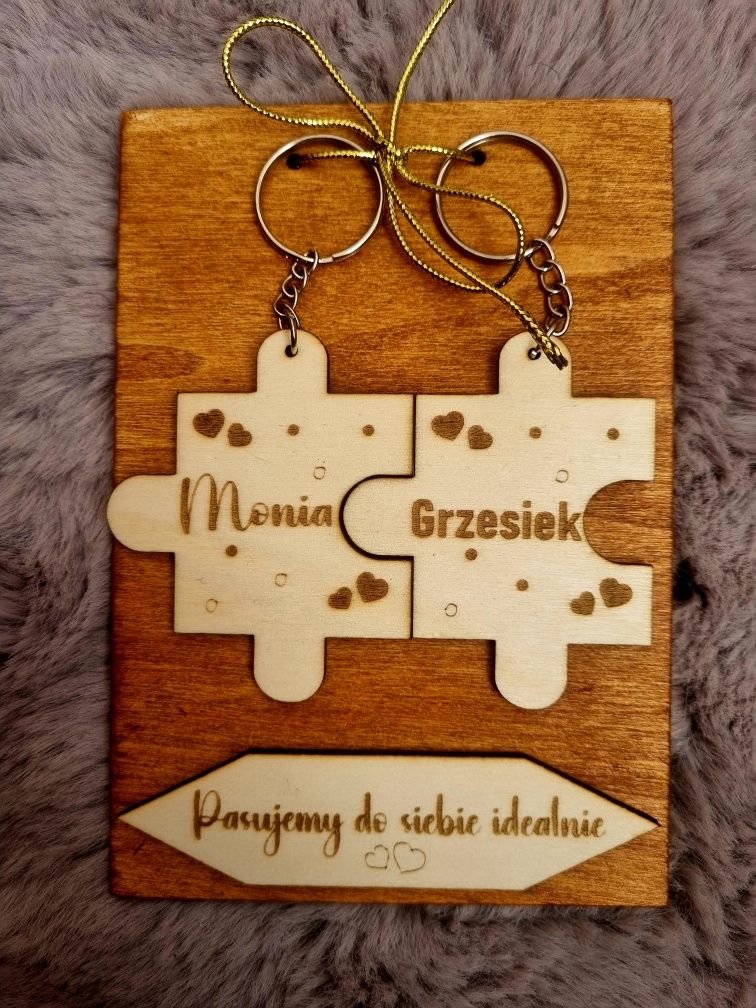 Brelok na walentynki dla pary