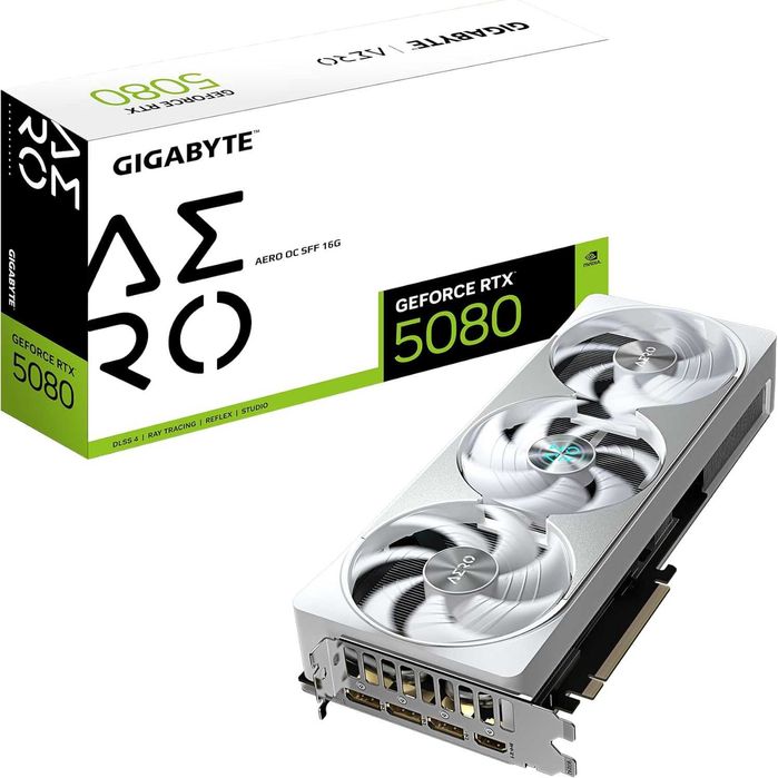 Видеокарта GIGABYTE GeForce RTX 5080 AERO OC SFF 16G 1 шт. NEW!