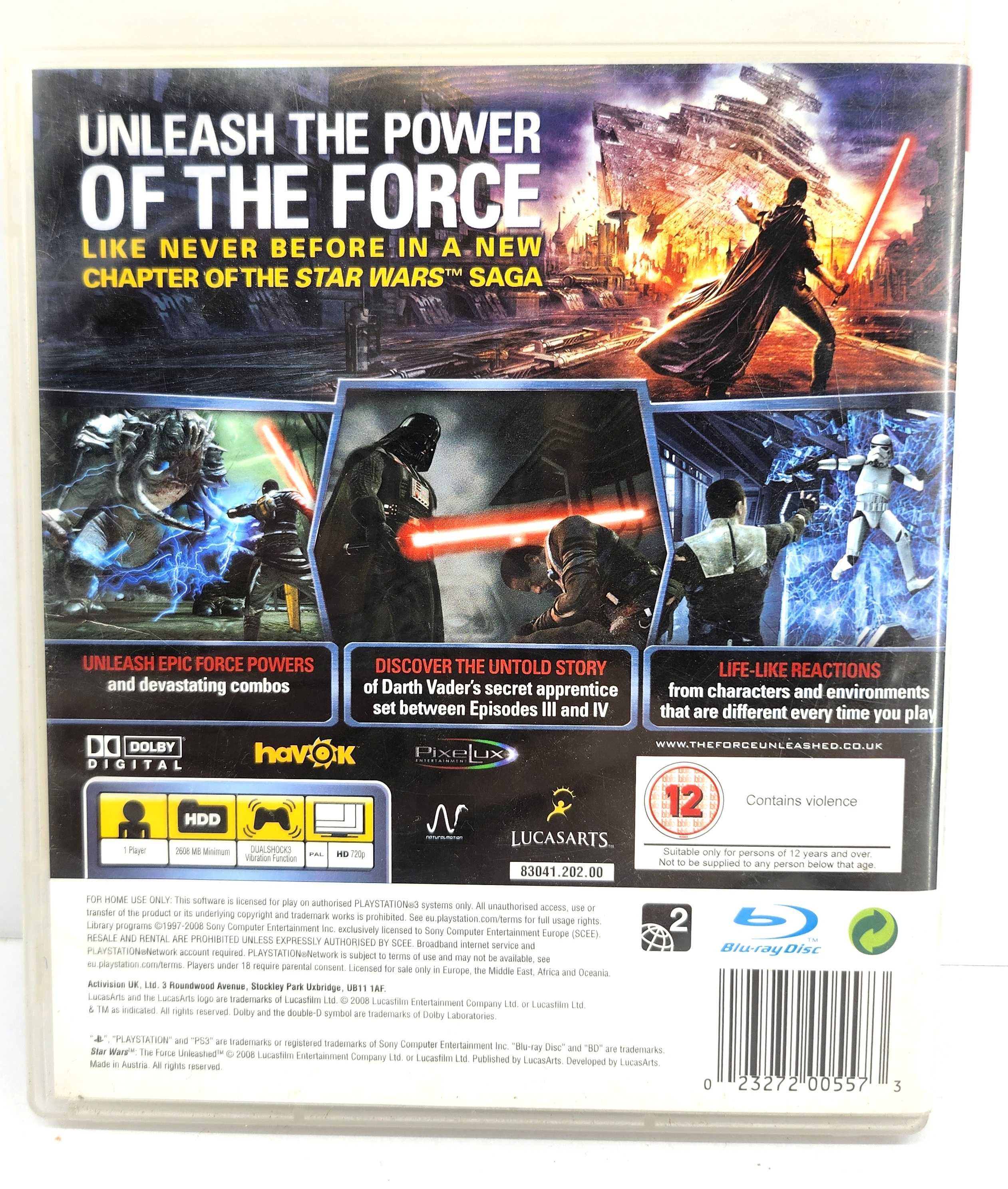 STAR WARS FORCE gra na konsolę  PS3