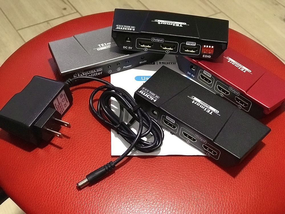 HDMI Splitter 1х2 4К Ultra HD спліттер TESmart