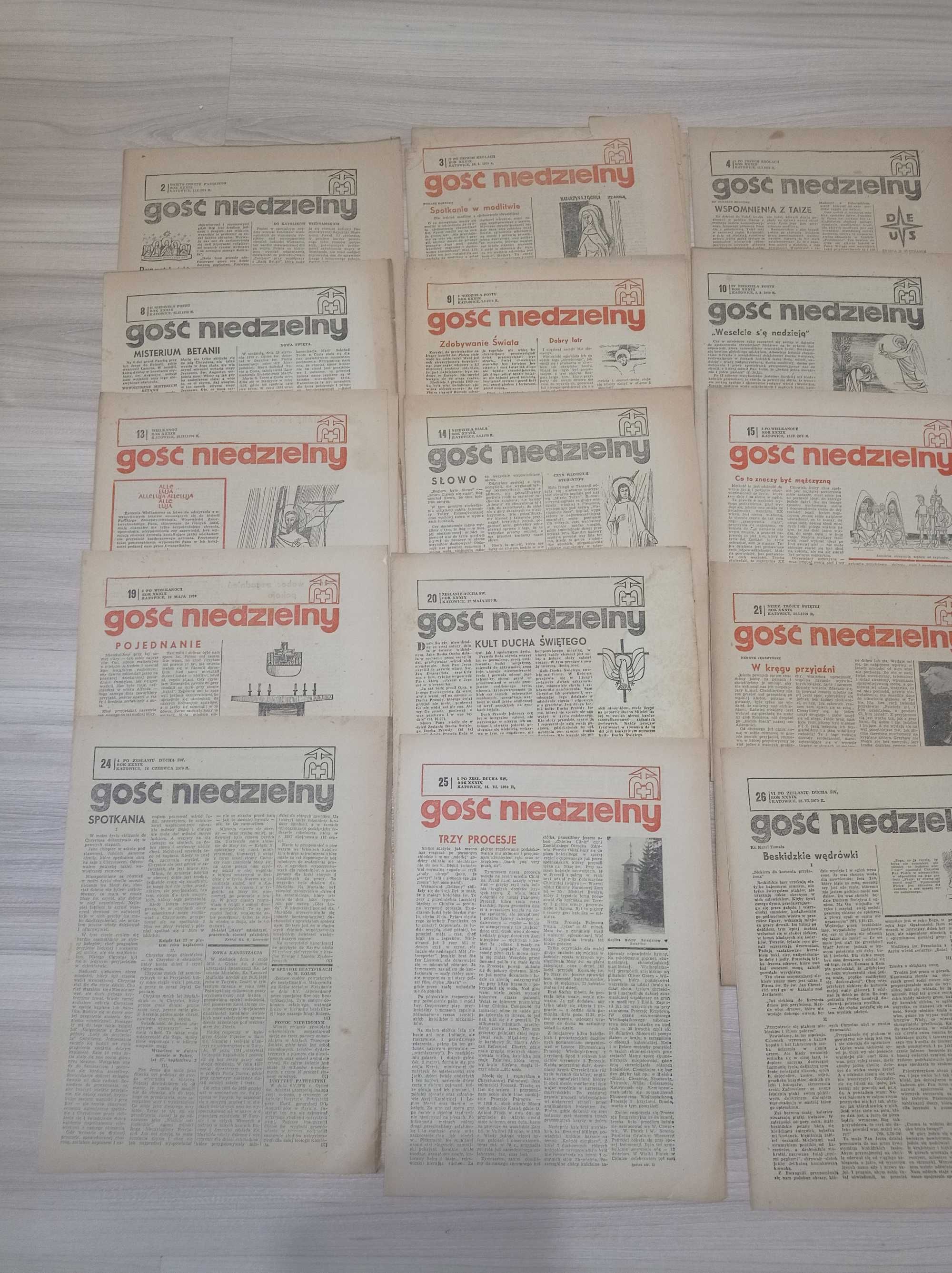Gość niedzielny, tygodnik katolicki 1-6.1970