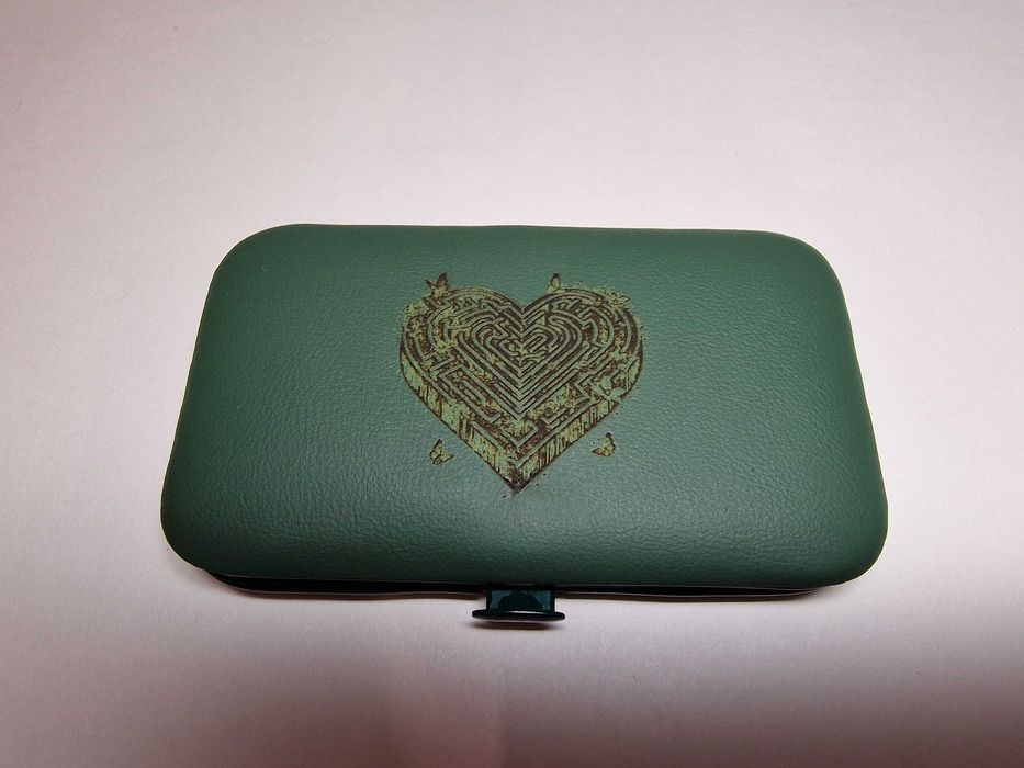 Piękny zestaw do paznokci/manicure z grawerem. Prezent na Walentynki