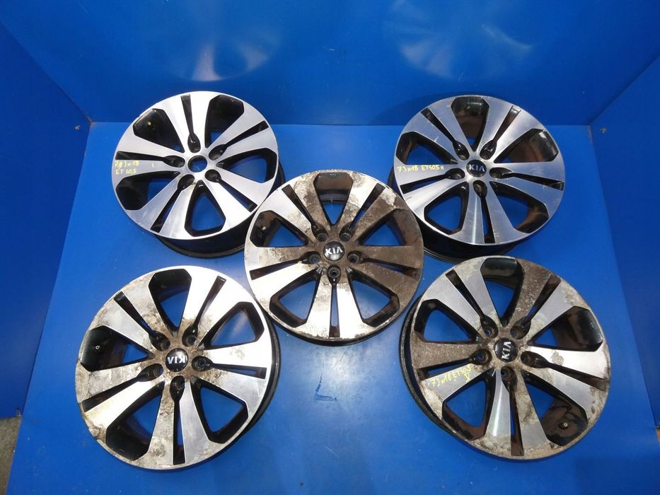 KIA SPORTAGE III HYUNDAI IX35 FELGI ALUMINIOWE 18 R18 ET40,5 KOMPLET