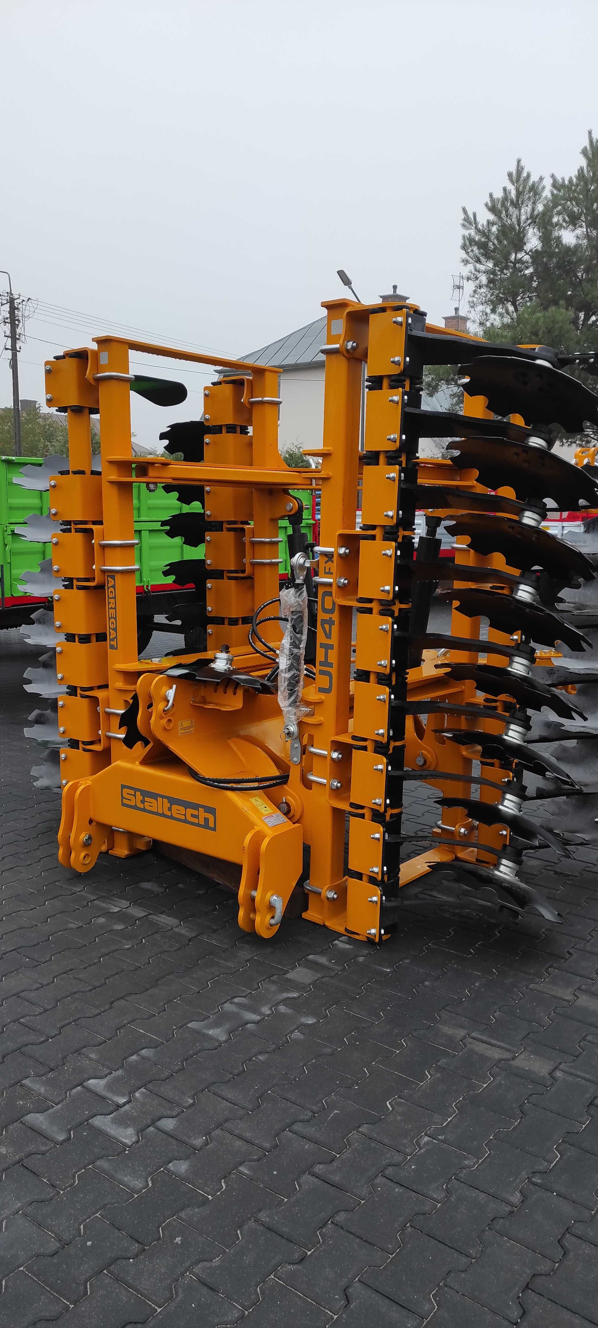 Wyprzedaż!! Brona Hydrauliczna 4m 560mm wał rurowy 500 STALTECH UH40EX