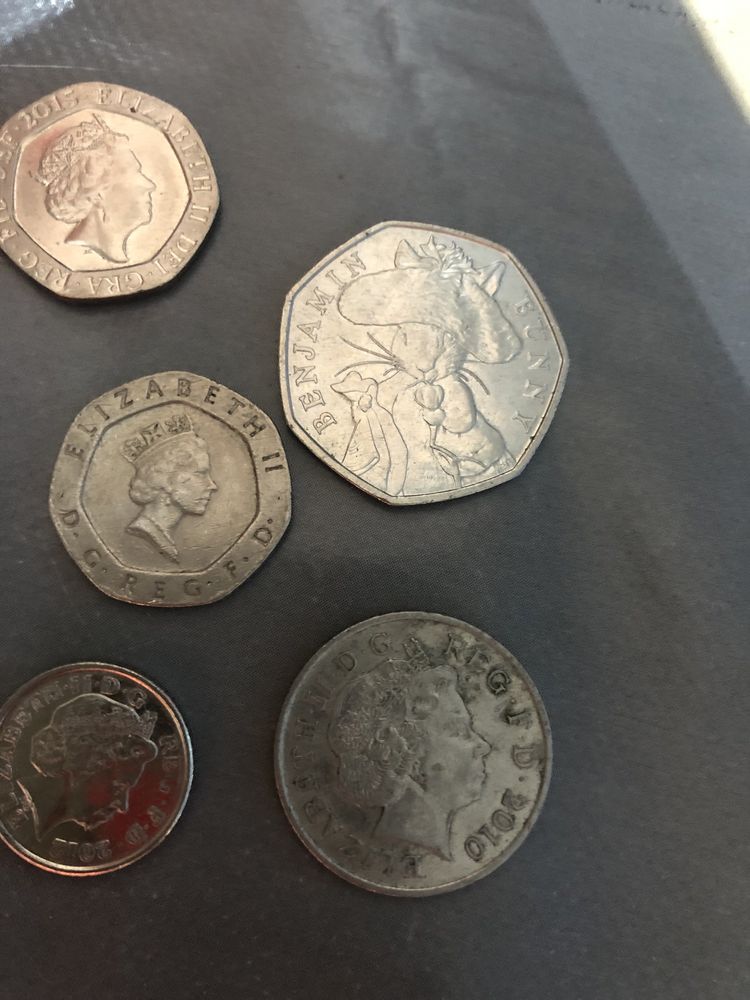 Varias moedas para coleção