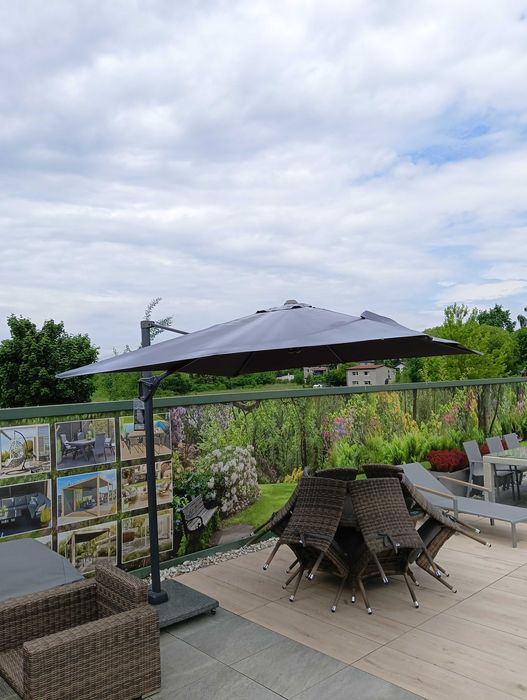 Parasol Ogrodowy Voyager T1 – 2,5 X 2,5m – Antracite EKSPOZYCJA