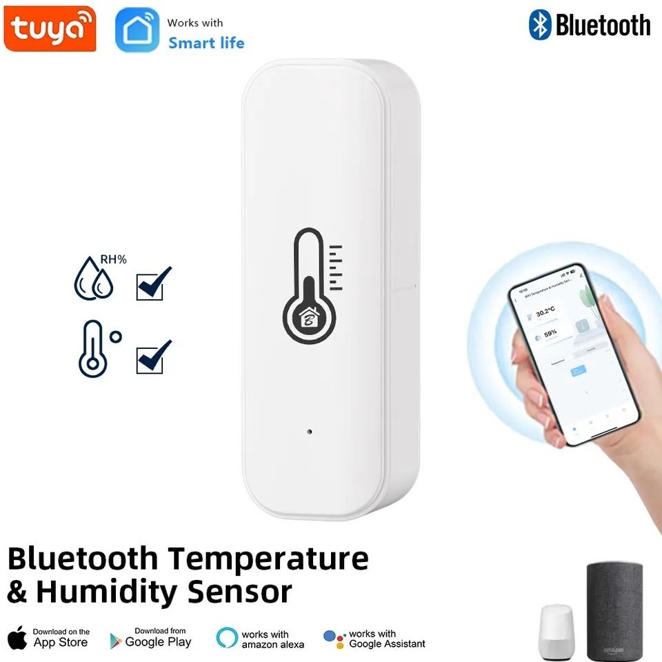 WiFi датчик температури і вологості Tuya, Smart Life