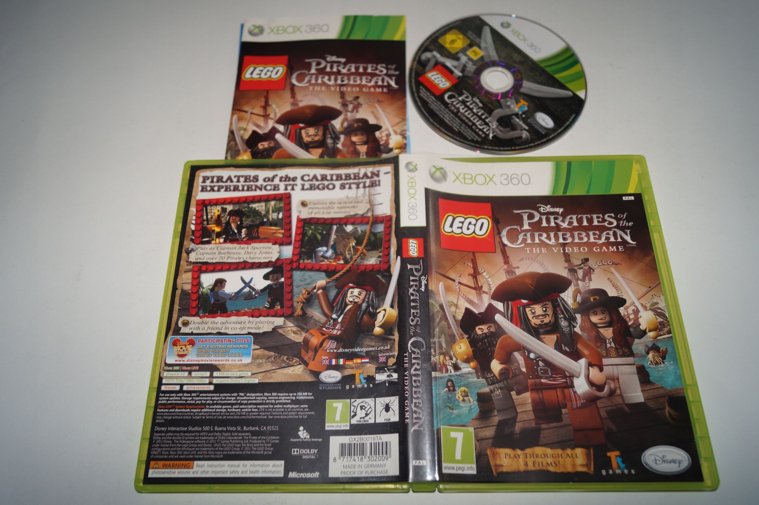 Lego: Pirates Of The Caribbean Microsoft Xbox 360