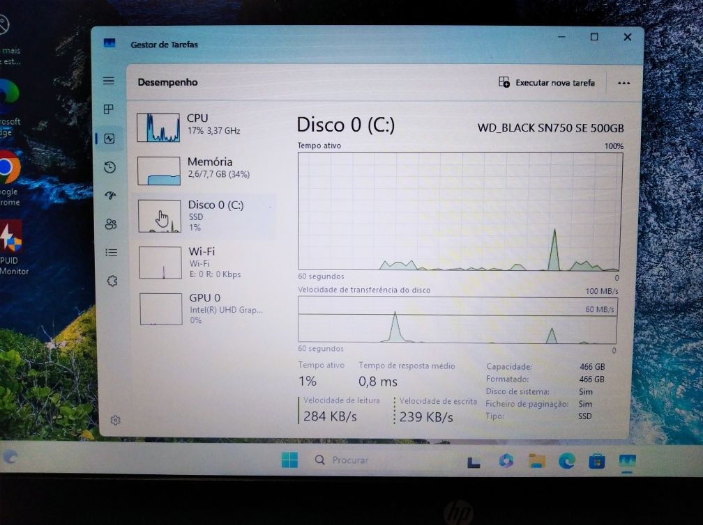 HP 240 G8 I3 10° Geração