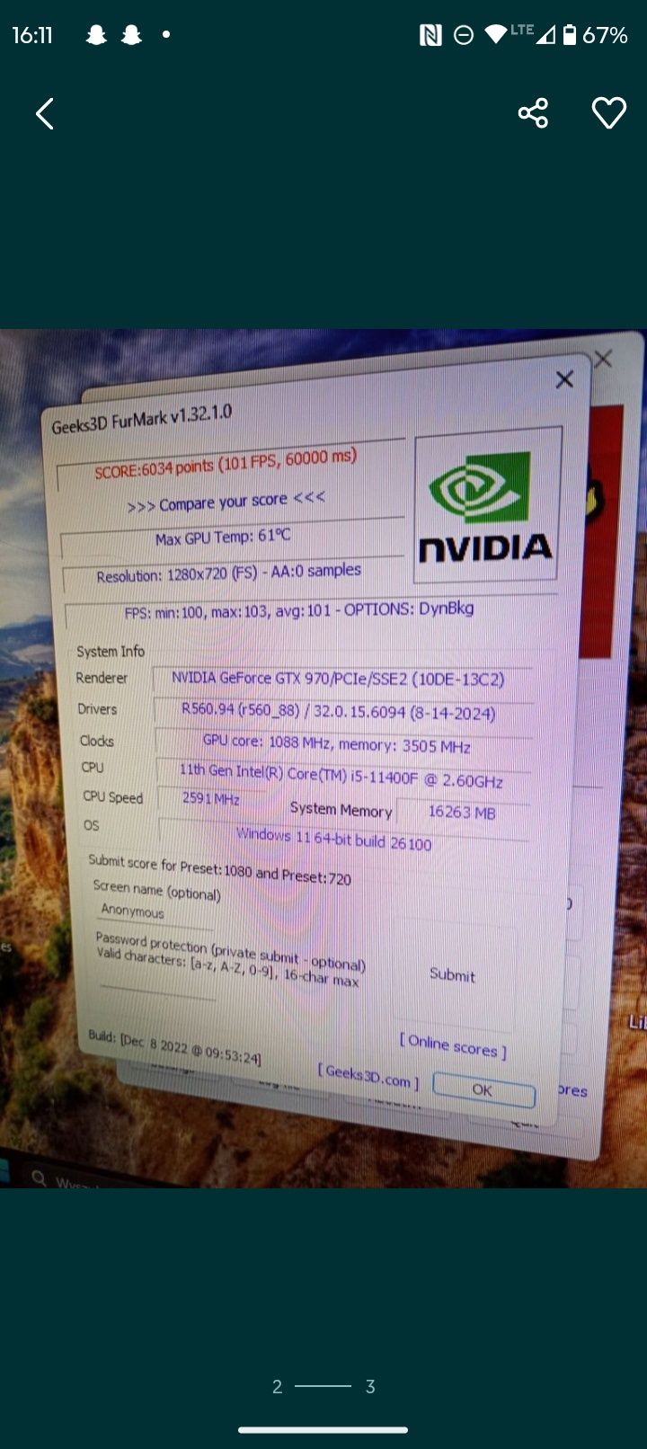 GTX 970 min 4gbi (wymieniłem wentylator ma inną naklejkę)
