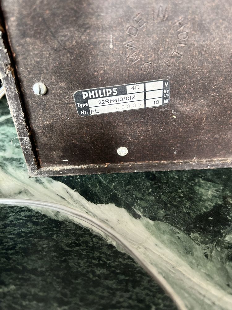 Philips - 701 - 22RH410 - Odbiornik stereo, Zestaw głośników
