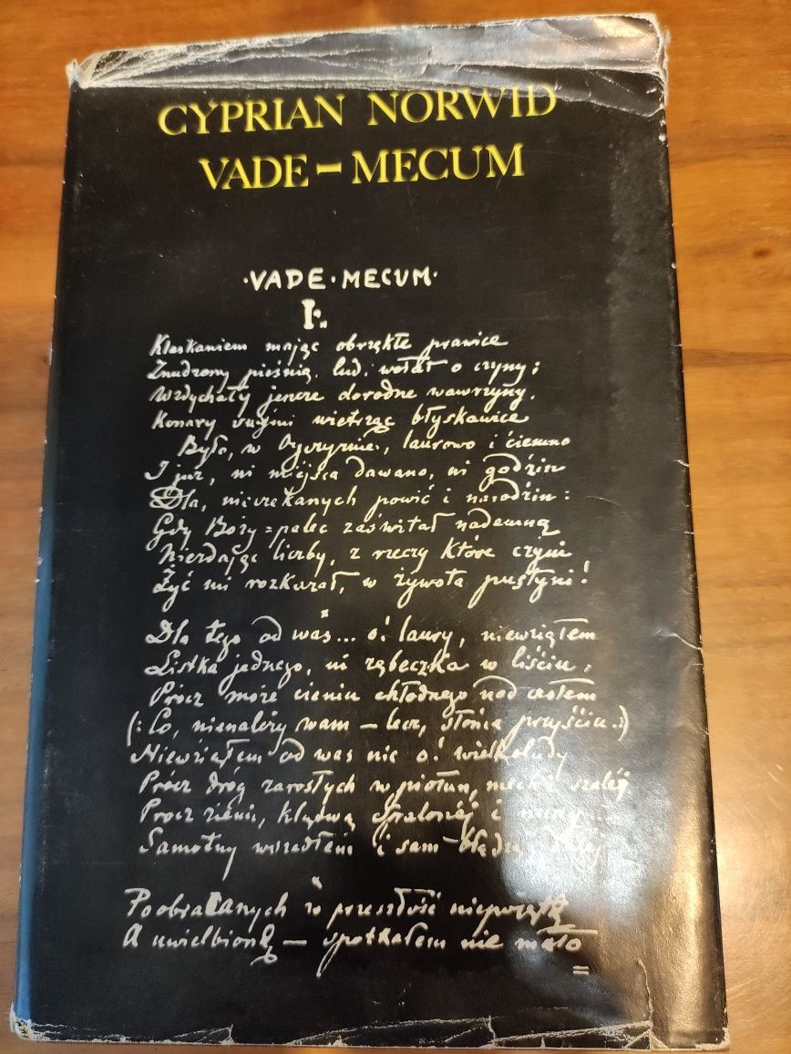 Vade-mecum, Norwid Cyprian