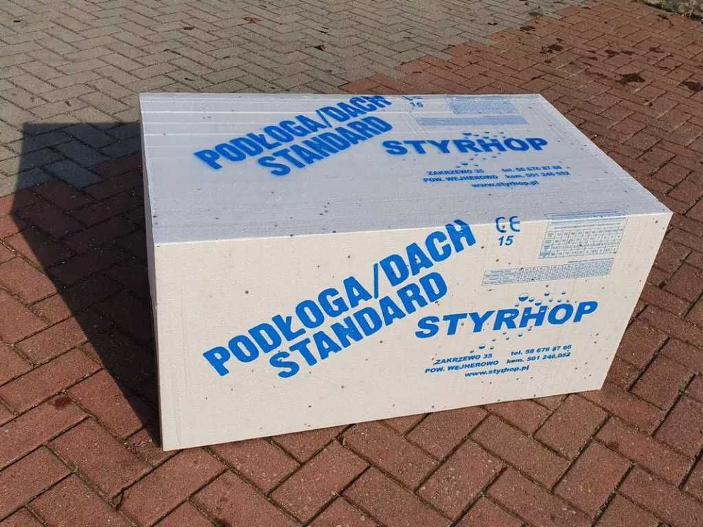 Styropian STYRHOP podłoga dach standard EPS 60