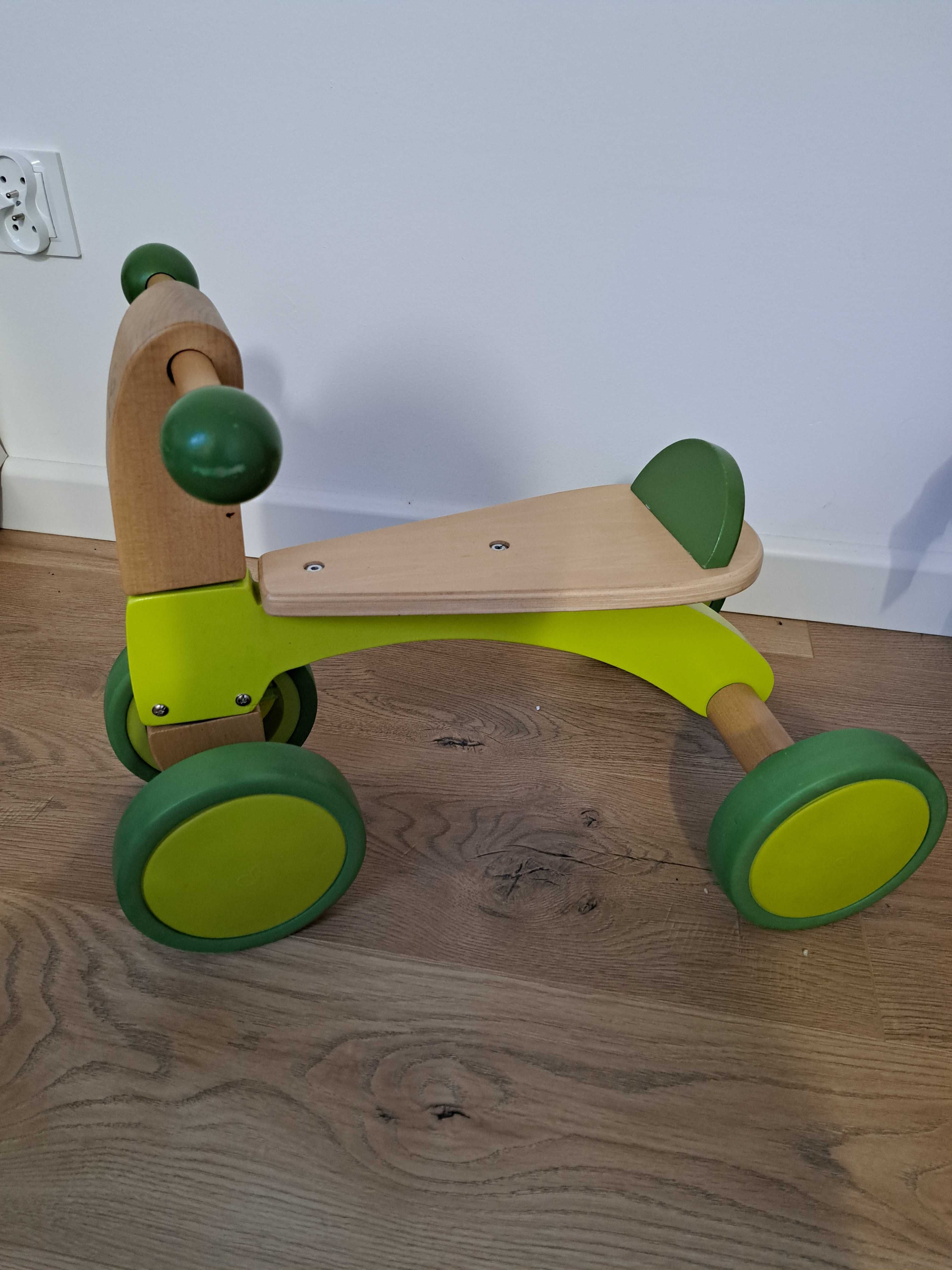 Jeździk rowerek biegowy Hape, drewno