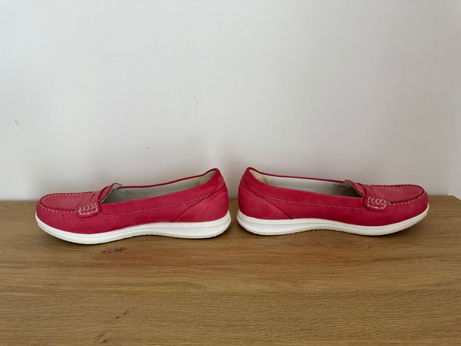 Buty mokasyny Geox Respira rozmiar 40, różowe