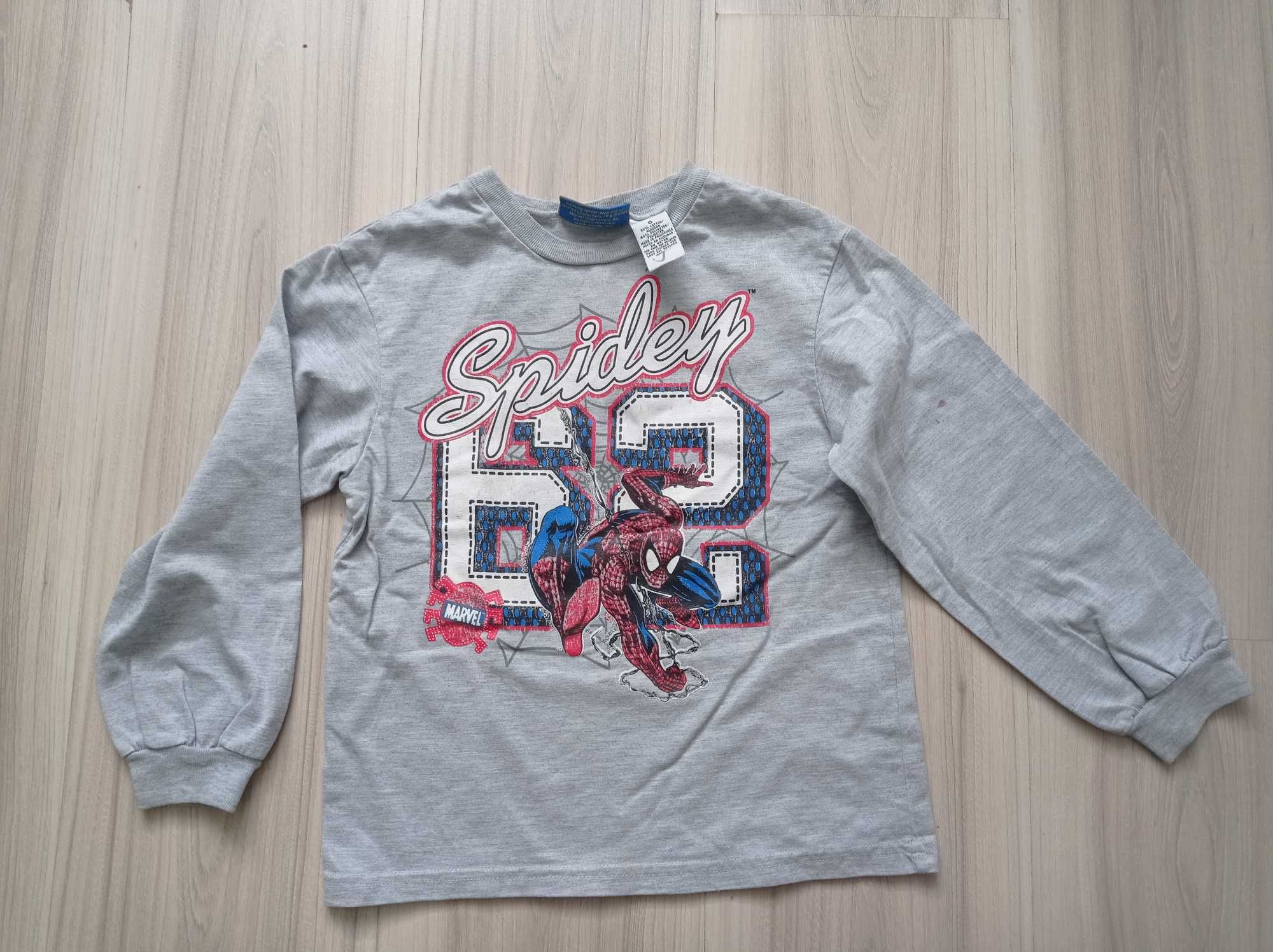 Bluzka dla chłopca, krawat, długi rękaw, Spider Man