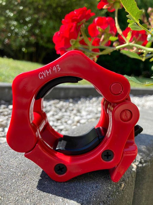 ZACISKI GYM'93 KOLORY Sztanga Olimpijska 51 mm PCV Nowe Gryf