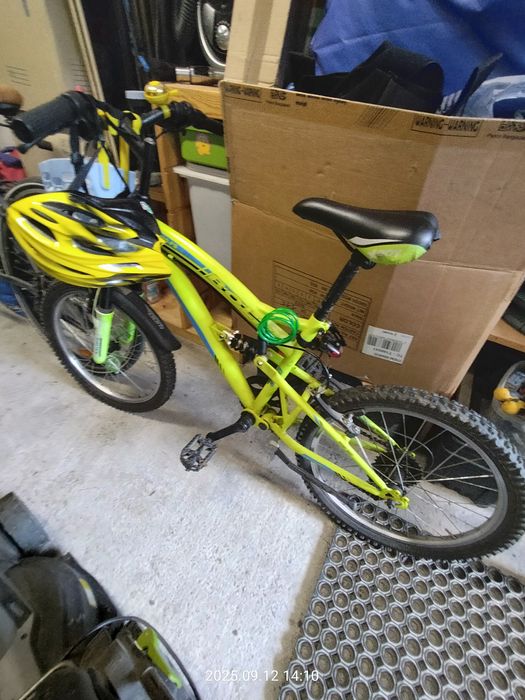 Rower rowerek 20 cali przerzutki dla dziecka amortyzatory przód tył.