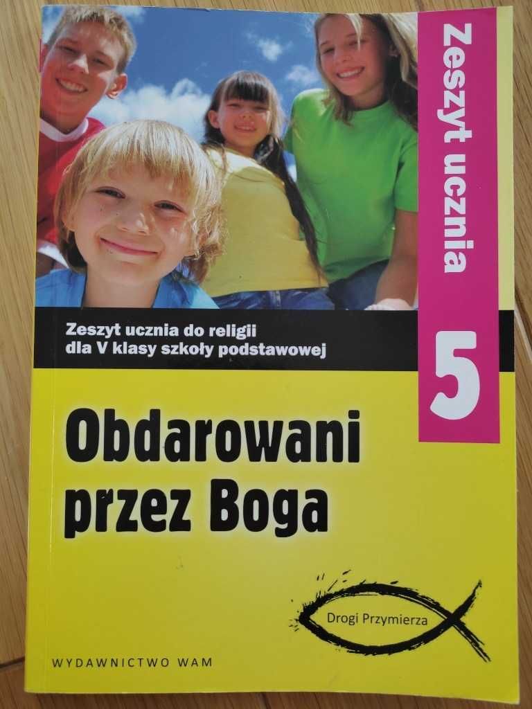 komplet Obdarowani przez Boga klasa 5 podręcznik +ćwiczenia WAM