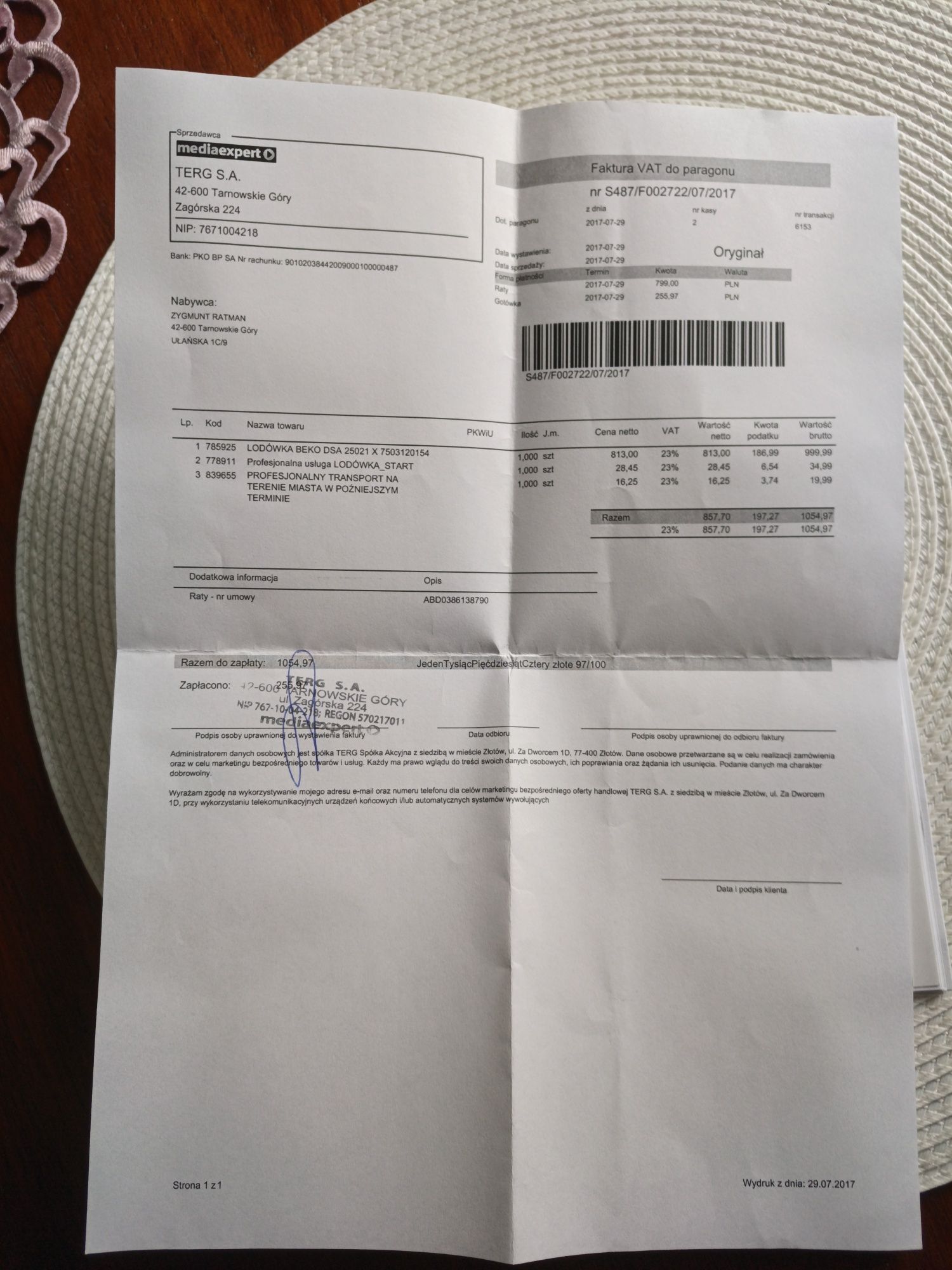 Chłodziarki zamrażarka