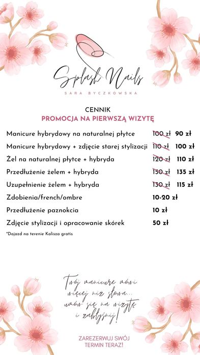Mobilna stylistka paznokci – zadbane dłonie bez wychodzenia z domu!
