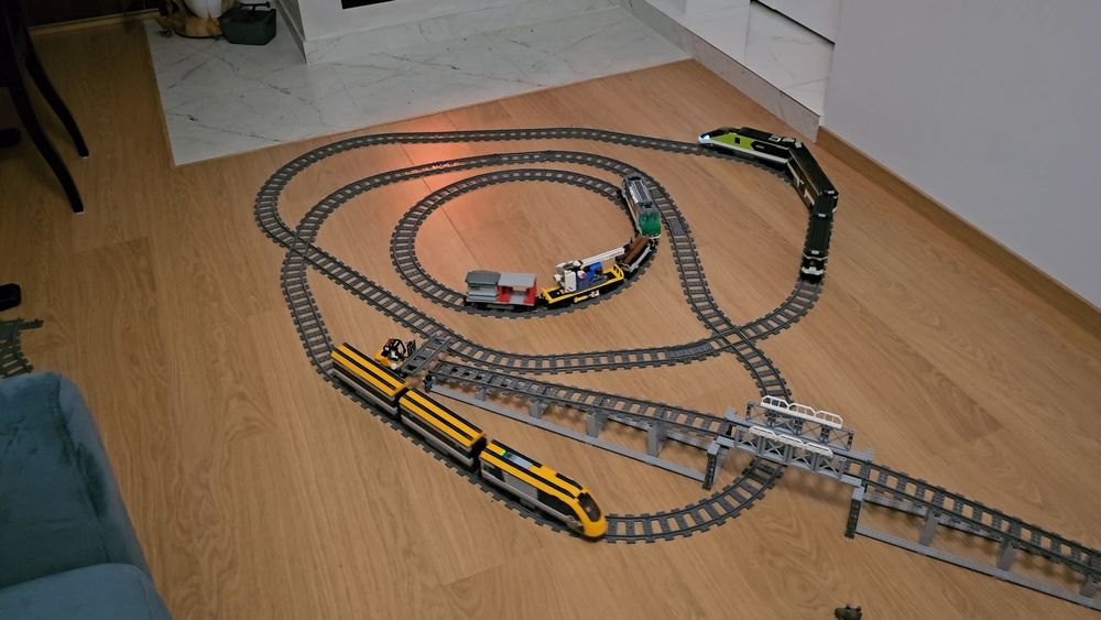 Lego City Tory 120szt kompatybilne z pociag 60198, 60337, 7996 most