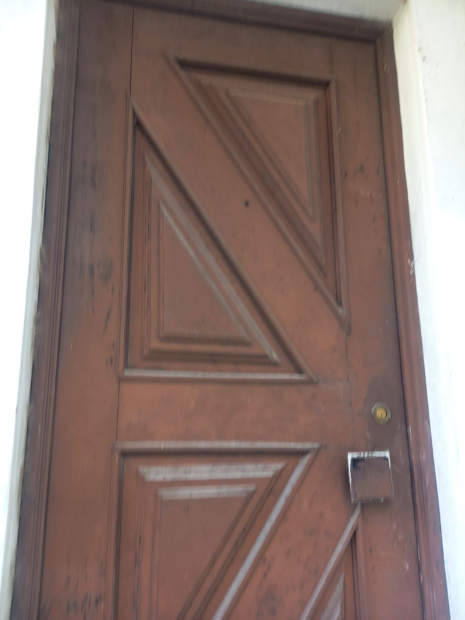 Porta exterior madeira maciça