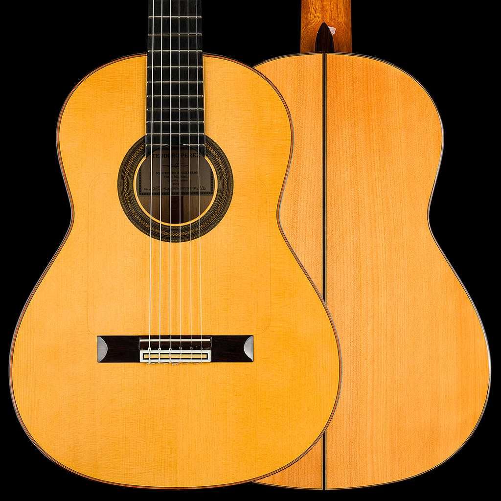 Gitara flamenco Teodoro Perez „Estudio” blanca
