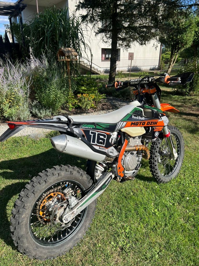 KTM EXCF 250 rok 2018 mapy kontrola trakcji stan perfekt zamiana na 2t