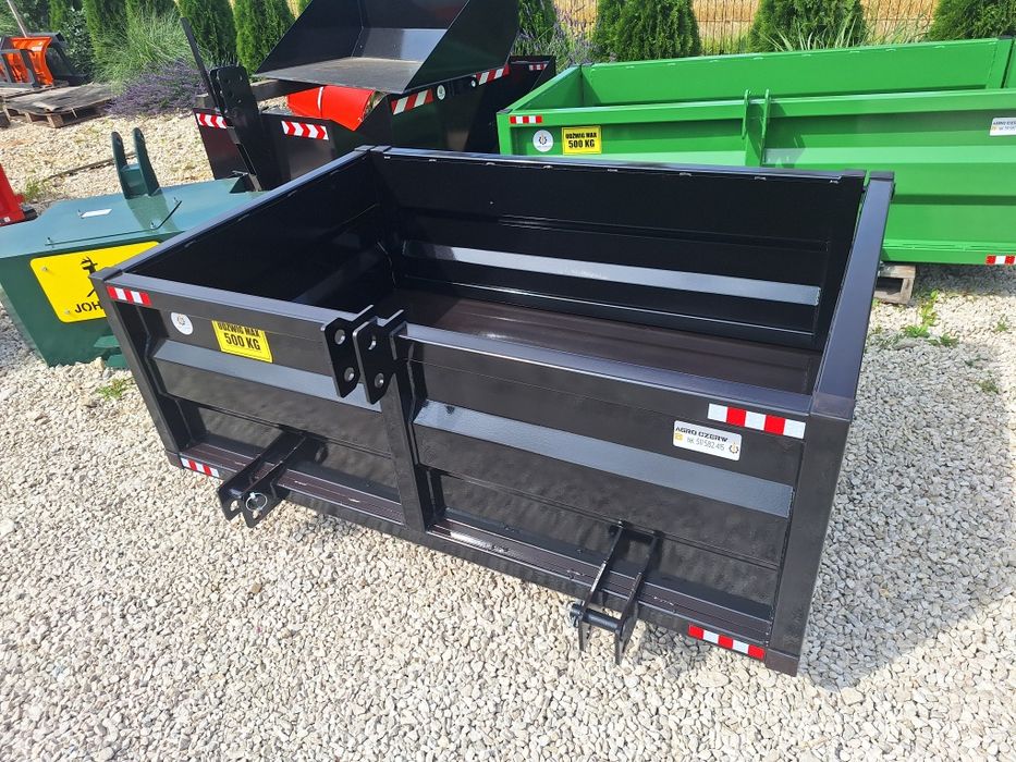 Skrzynia transportowa do ciągnika i minitraktorka,  przyczepka, paczka