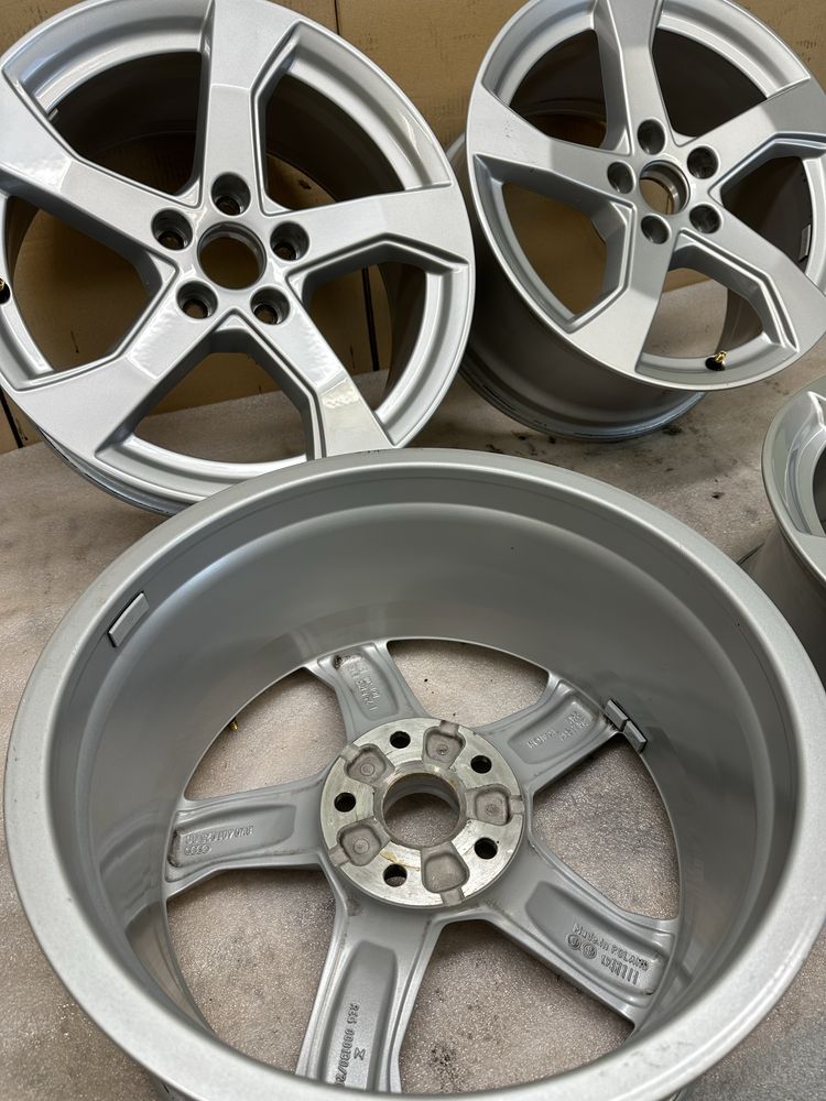 Alufelgi oryg Audi 17 cali 5x112, ET43 VW Skoda Seat Stan bardzo dobry