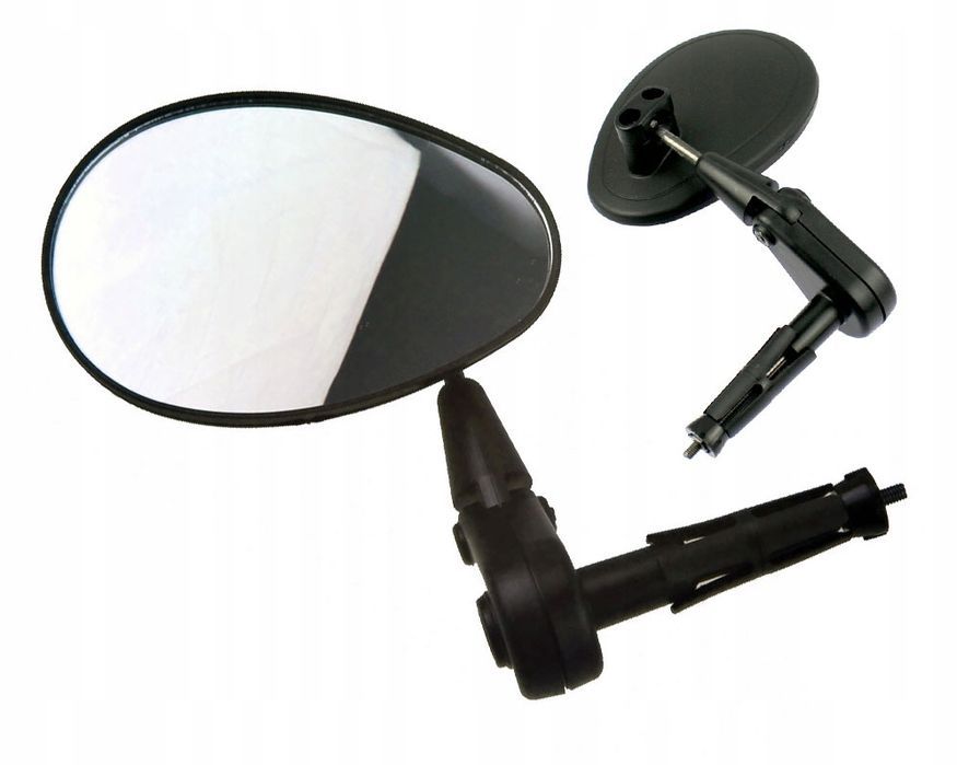 2K lusterko rowerowe owalne ruchome wpuszczane w kierownicę lewe prawe