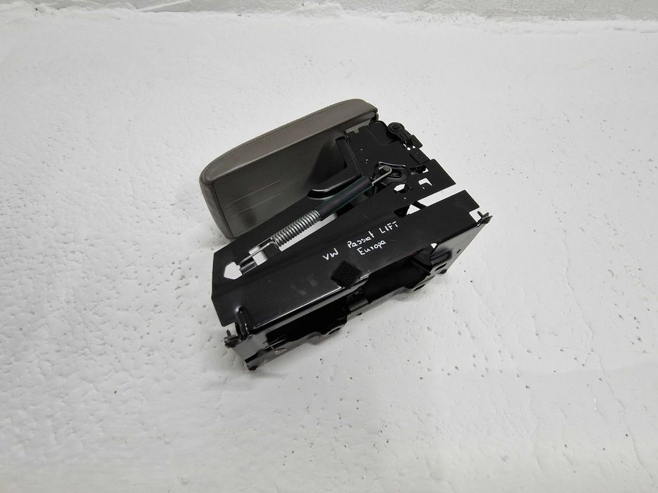 Podłokietnik Skórzany Jasny Siwy Skóra VW Passat B5 LIFT Europa Oryg