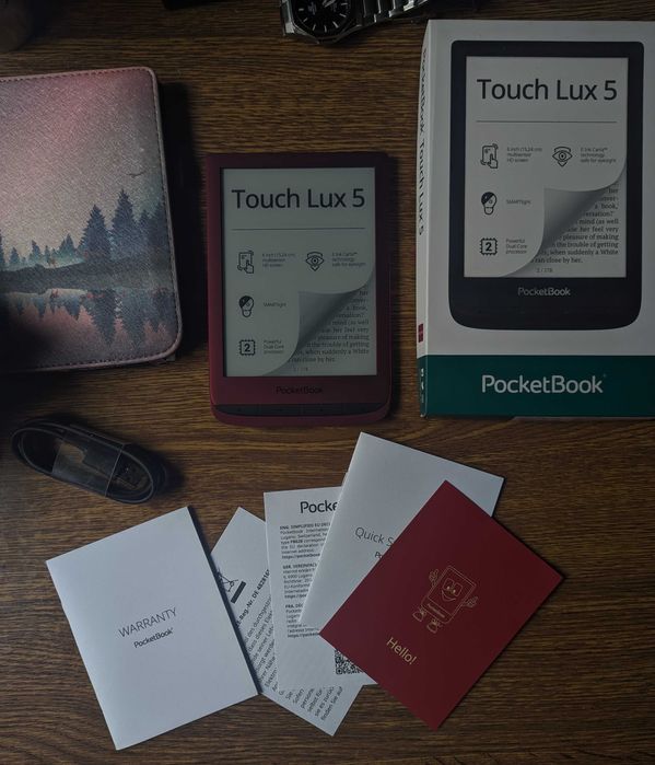На гарантії електронна книга PocketBook 628 Touch Lux 5
