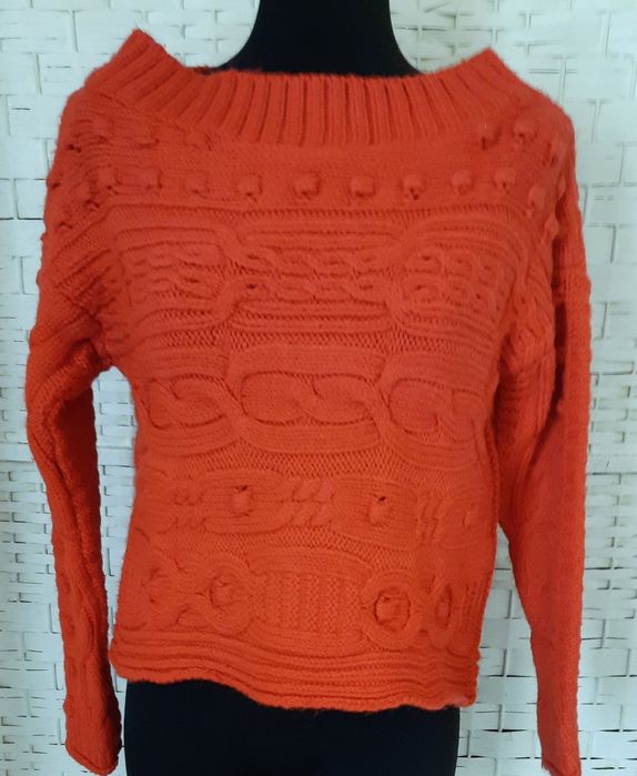Sweter damski gruby rozm XS nowy